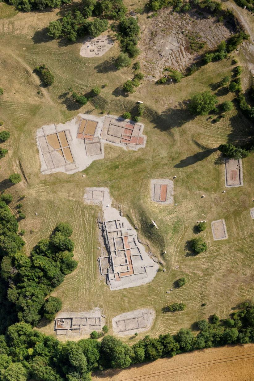 Le site archéologique de Larina, près de l'A43, en Isère APRR AREA
